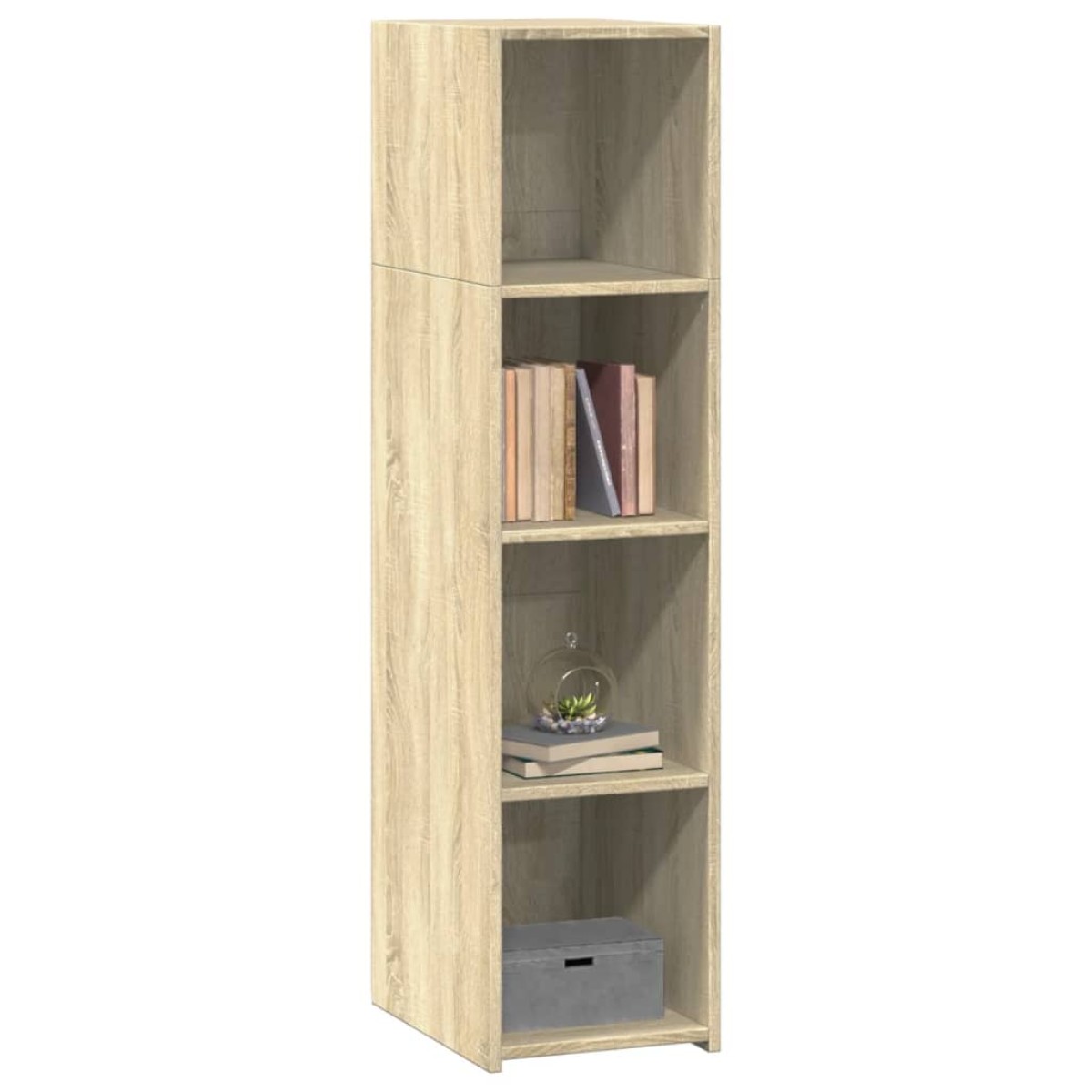 vidaXL Ντουλάπι Sonoma Δρυς 30x41x124 εκ. από Επεξεργασμένο Ξύλο
