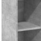 vidaXL Ντουλάπι Γκρι Σκυροδέματος 30x41x124 εκ. από Επεξεργασμένο Ξύλο