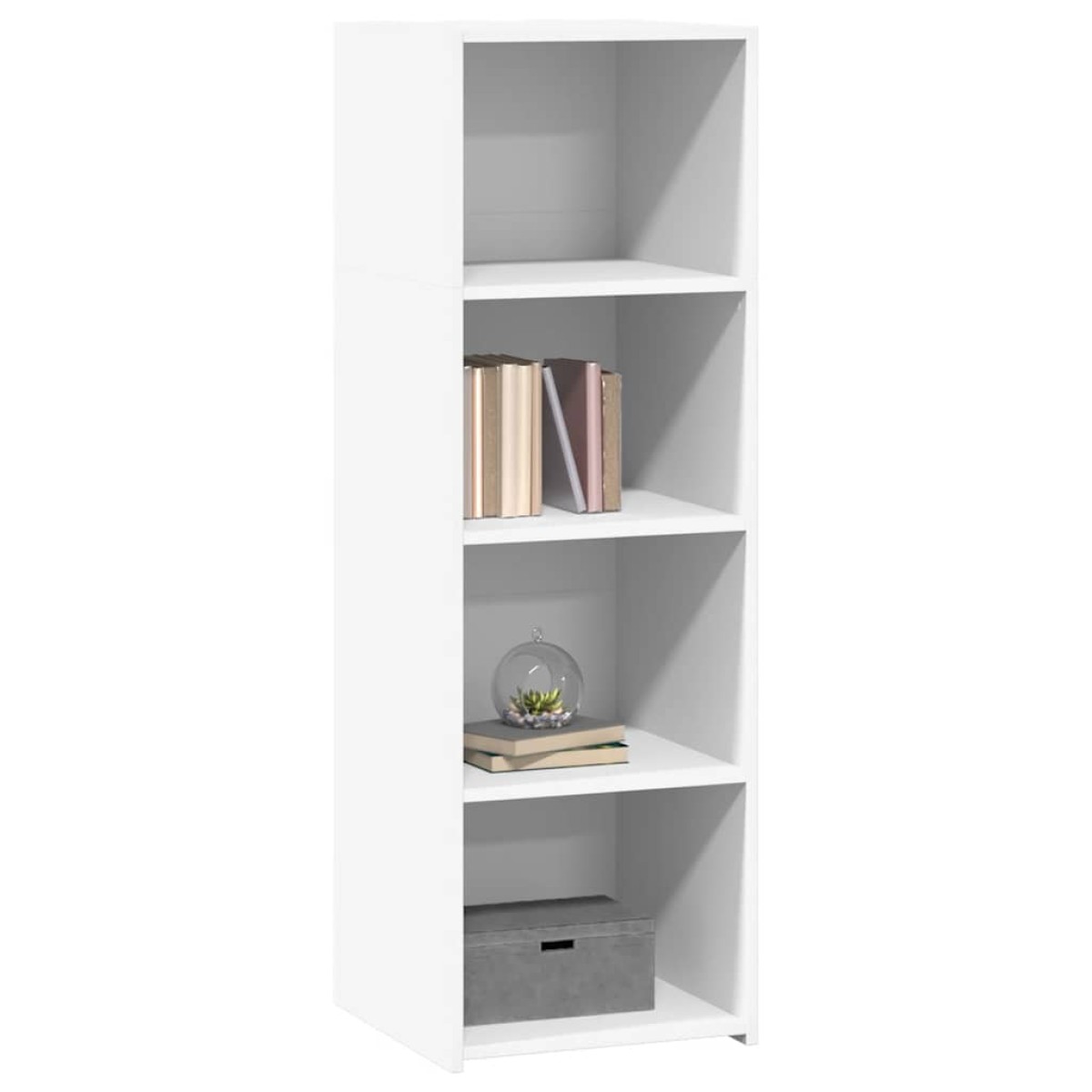 vidaXL Ντουλάπι Λευκό 40x41x124 εκ. από Επεξεργασμένο Ξύλο