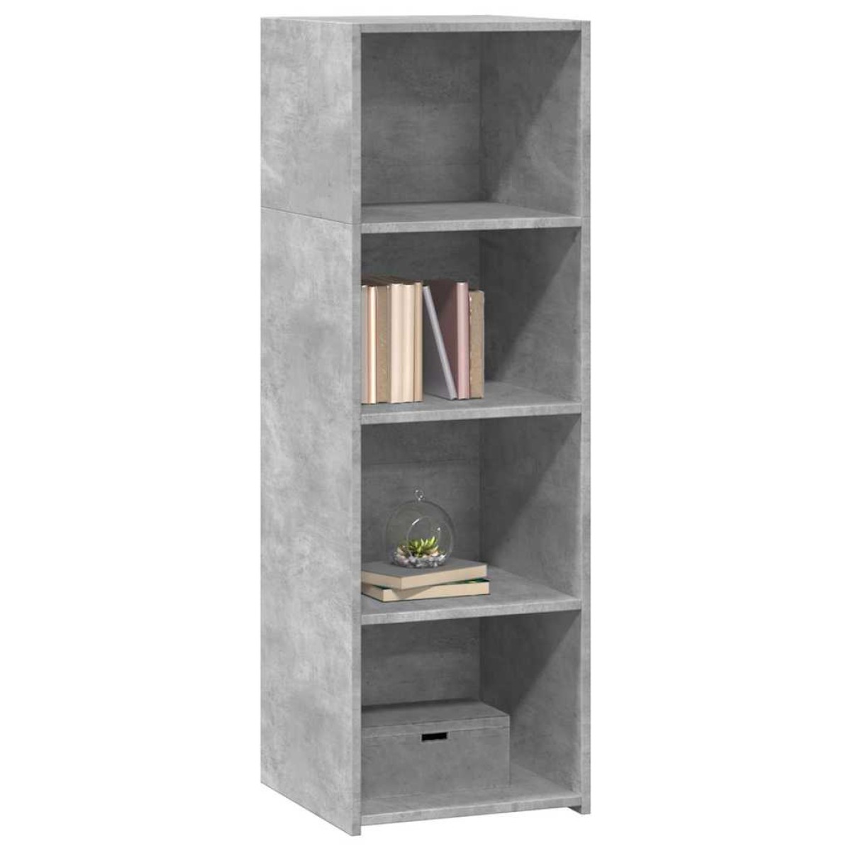 vidaXL Ντουλάπι Γκρι Σκυροδέματος 40x41x124 εκ. από Επεξεργασμένο Ξύλο