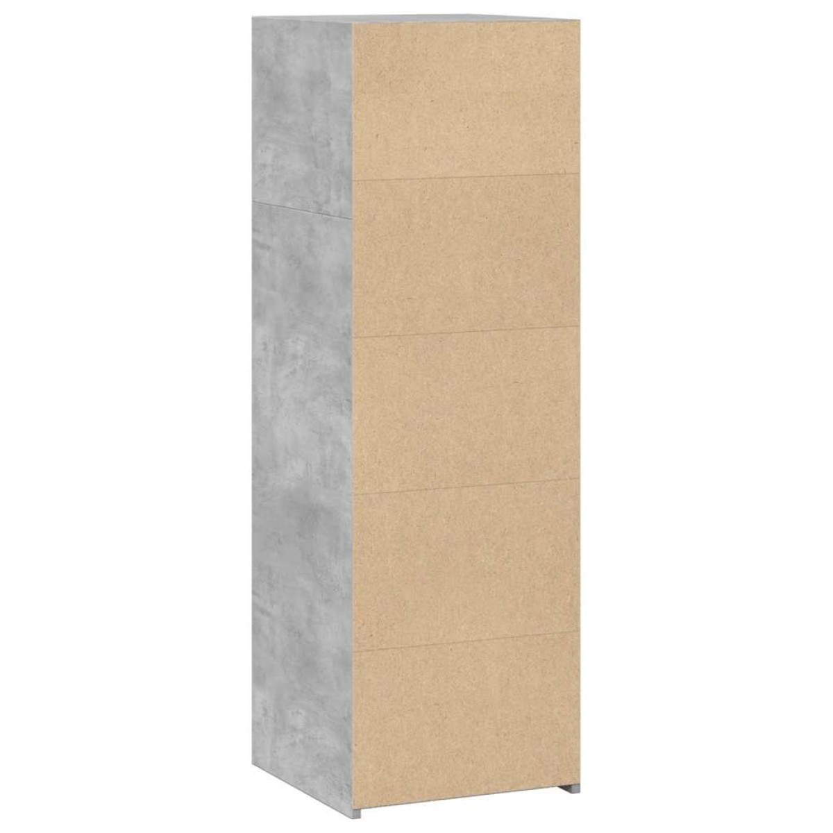 vidaXL Ντουλάπι Γκρι Σκυροδέματος 40x41x124 εκ. από Επεξεργασμένο Ξύλο