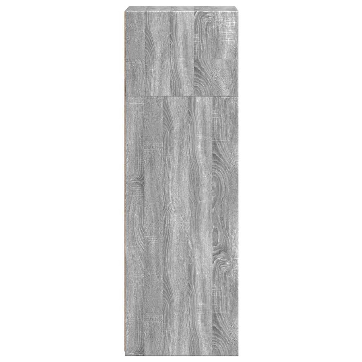 vidaXL Ντουλάπι Γκρι Sonoma 40x41x124 εκ. από Επεξεργασμένο Ξύλο