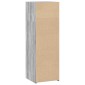 vidaXL Ντουλάπι Γκρι Sonoma 40x41x124 εκ. από Επεξεργασμένο Ξύλο