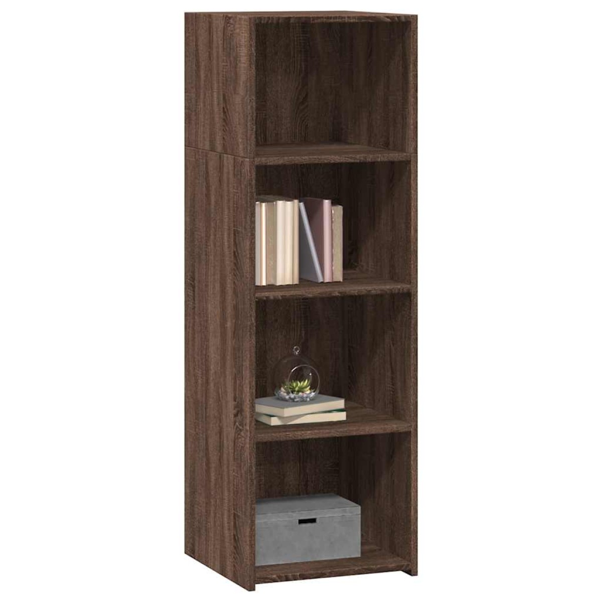 vidaXL Ντουλάπι Καφέ Δρυς 40x41x124 εκ. από Επεξεργασμένο Ξύλο