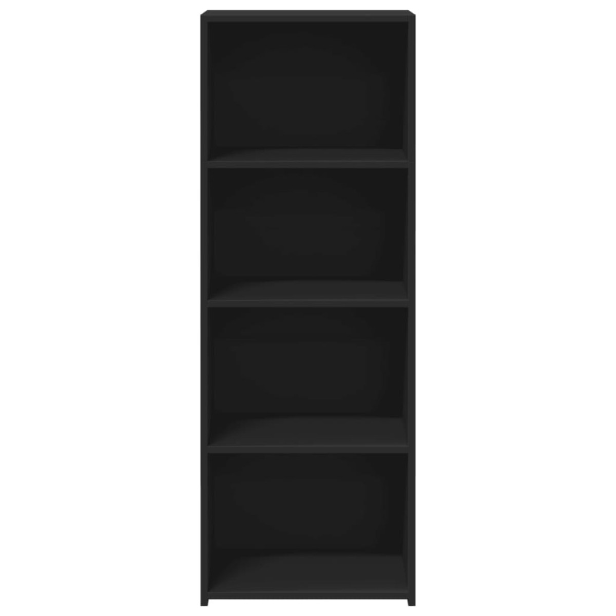 vidaXL Ντουλάπι Μαύρο 45x41x124 εκ. από Επεξεργασμένο Ξύλο