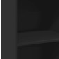 vidaXL Ντουλάπι Μαύρο 45x41x124 εκ. από Επεξεργασμένο Ξύλο