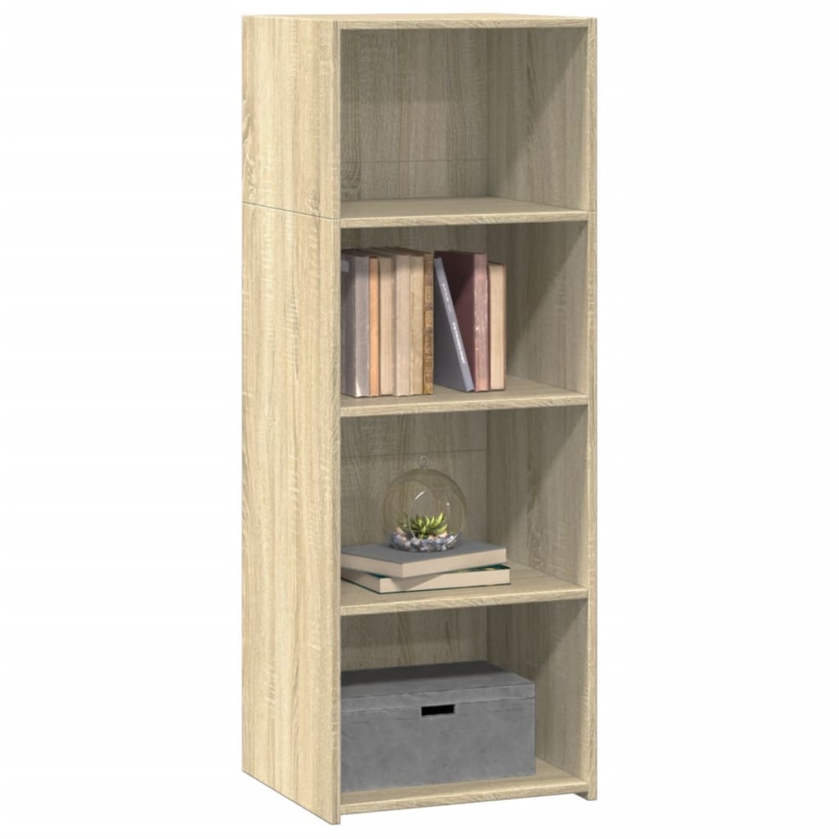 vidaXL Ντουλάπι Sonoma Δρυς 45x41x124 εκ. από Επεξεργασμένο Ξύλο