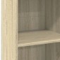 vidaXL Ντουλάπι Sonoma Δρυς 45x41x124 εκ. από Επεξεργασμένο Ξύλο