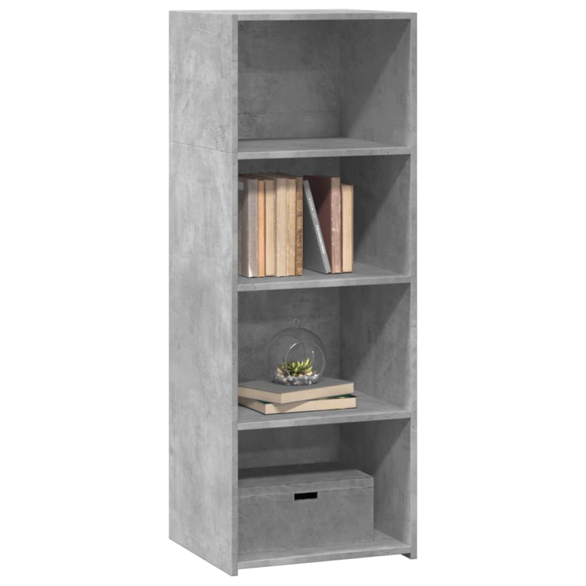 vidaXL Ντουλάπι Γκρι Σκυρ. 45x41x124 εκ. από Επεξεργασμένο Ξύλο