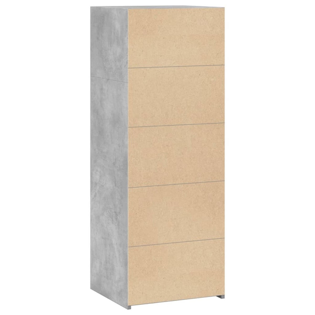 vidaXL Ντουλάπι Γκρι Σκυρ. 45x41x124 εκ. από Επεξεργασμένο Ξύλο