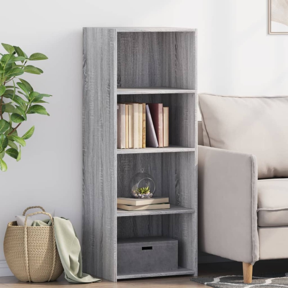 vidaXL Ντουλάπι Γκρι Sonoma 45x41x124 εκ. από Επεξεργασμένο Ξύλο