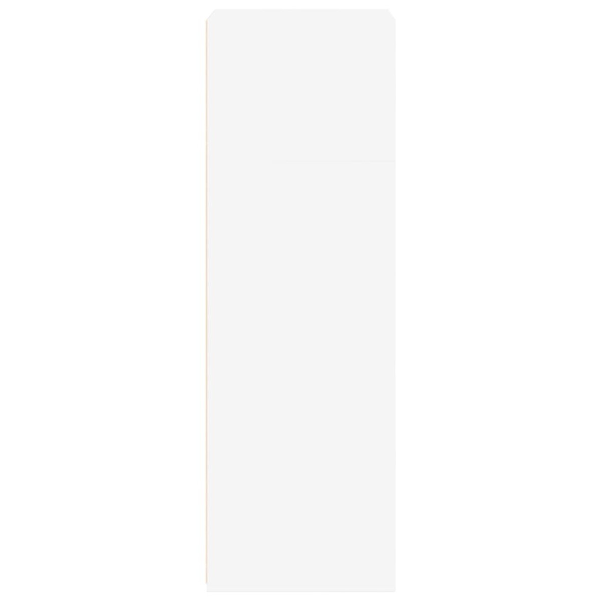 vidaXL Ντουλάπι Λευκό 50x41x124 εκ. από Επεξεργασμένο Ξύλο