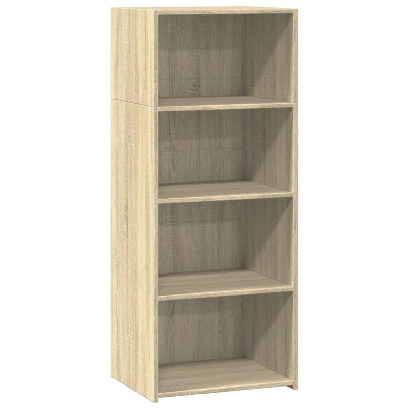 vidaXL Ντουλάπι Sonoma Δρυός 50x41x124 εκ. από Επεξεργασμένο Ξύλο