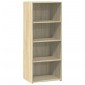 vidaXL Ντουλάπι Sonoma Δρυός 50x41x124 εκ. από Επεξεργασμένο Ξύλο