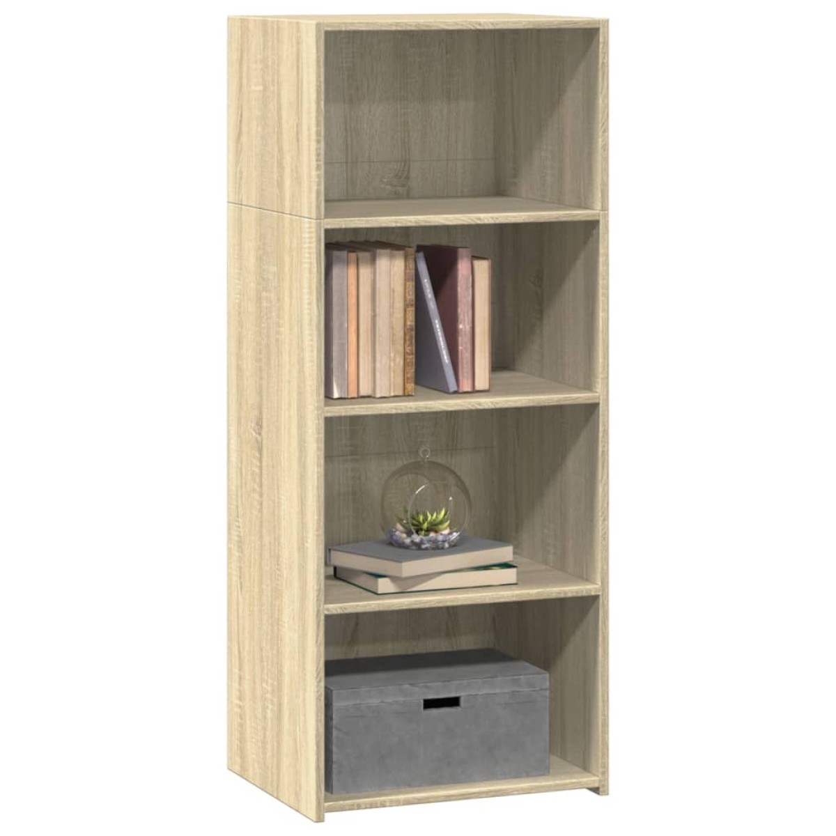 vidaXL Ντουλάπι Sonoma Δρυός 50x41x124 εκ. από Επεξεργασμένο Ξύλο