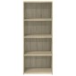 vidaXL Ντουλάπι Sonoma Δρυός 50x41x124 εκ. από Επεξεργασμένο Ξύλο