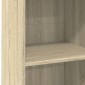 vidaXL Ντουλάπι Sonoma Δρυός 50x41x124 εκ. από Επεξεργασμένο Ξύλο