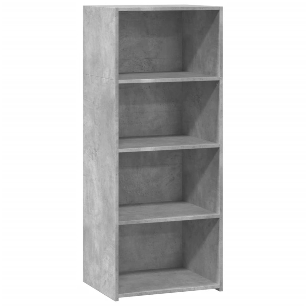 vidaXL Ντουλάπι Γκρι Σκυροδέματος 50x41x124 εκ. από Επεξεργασμένο Ξύλο