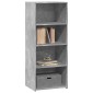 vidaXL Ντουλάπι Γκρι Σκυροδέματος 50x41x124 εκ. από Επεξεργασμένο Ξύλο