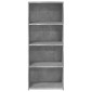 vidaXL Ντουλάπι Γκρι Σκυροδέματος 50x41x124 εκ. από Επεξεργασμένο Ξύλο