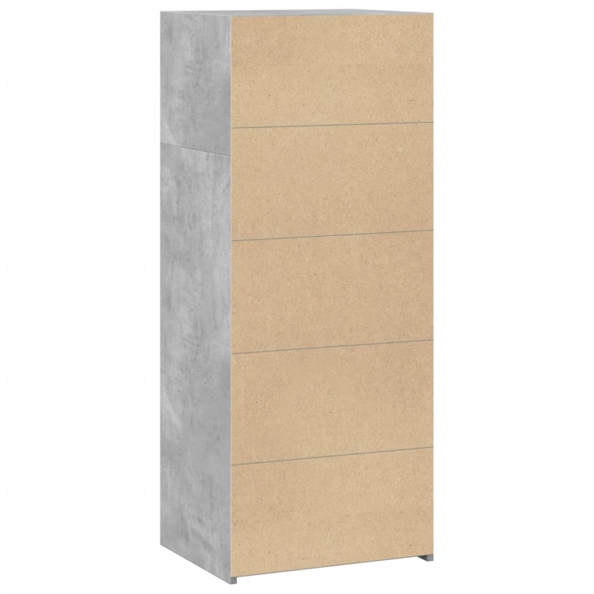vidaXL Ντουλάπι Γκρι Σκυροδέματος 50x41x124 εκ. από Επεξεργασμένο Ξύλο