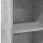 vidaXL Ντουλάπι Γκρι Σκυροδέματος 50x41x124 εκ. από Επεξεργασμένο Ξύλο