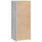 vidaXL Ντουλάπι Γκρι Sonoma 50x41x124 εκ. από Επεξεργασμένο Ξύλο