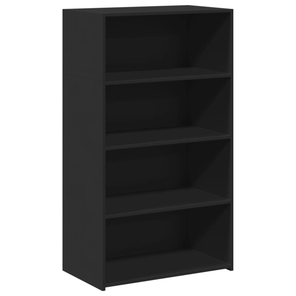 vidaXL Ντουλάπι Μαύρο 70x41x124 εκ. από Επεξεργασμένο Ξύλο