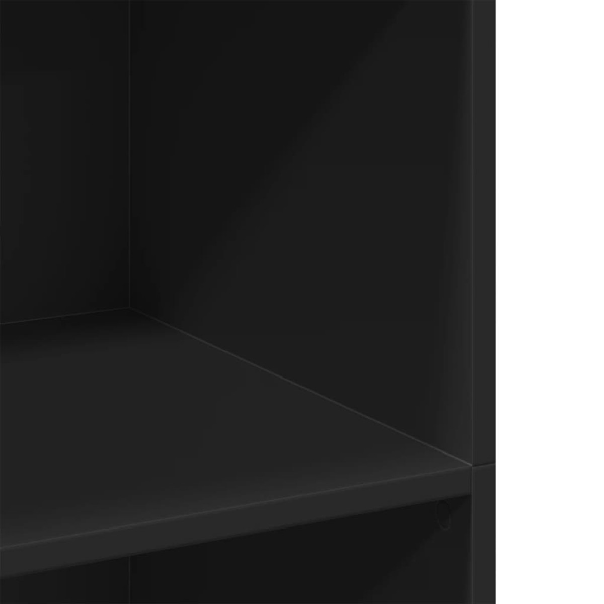 vidaXL Ντουλάπι Μαύρο 70x41x124 εκ. από Επεξεργασμένο Ξύλο