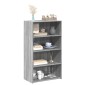 vidaXL Ντουλάπι Γκρι Sonoma 70x41x124 εκ. από Επεξεργασμένο Ξύλο