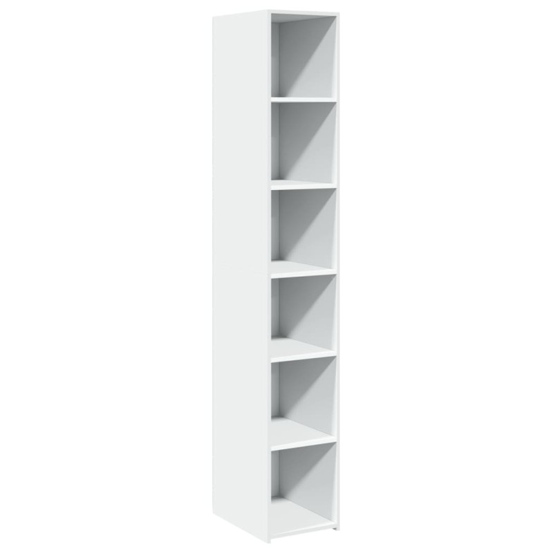 vidaXL Ντουλάπι Λευκό 30x41x185 εκ. από Επεξεργασμένο Ξύλο