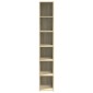 vidaXL Ντουλάπι Sonoma δρυς 30x41x185 εκ. από Επεξεργασμένο Ξύλο