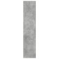 vidaXL Ντουλάπι Γκρι Σκυροδέματος 30x41x185 εκ. από Επεξεργασμένο Ξύλο