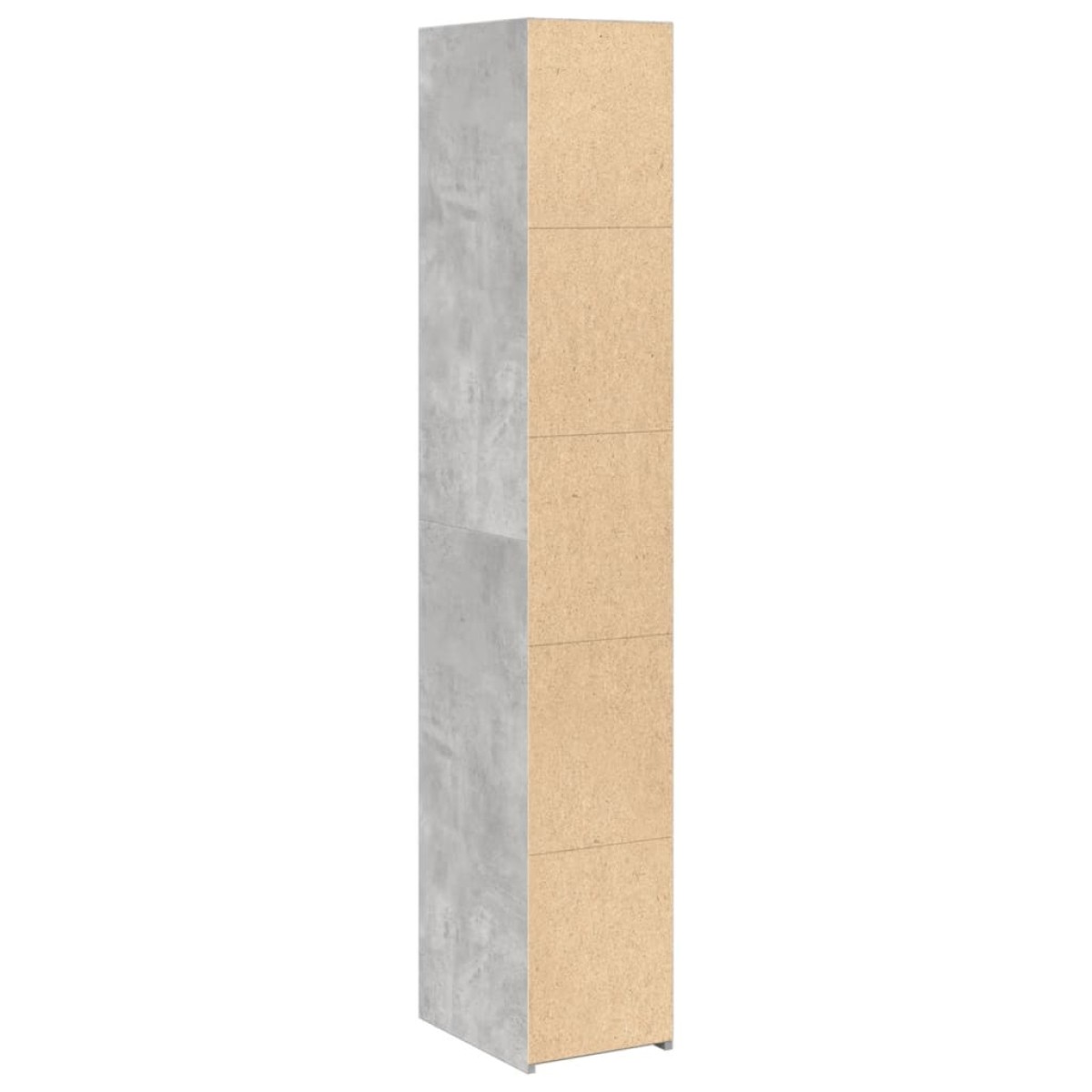 vidaXL Ντουλάπι Γκρι Σκυροδέματος 30x41x185 εκ. από Επεξεργασμένο Ξύλο