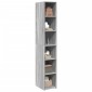 vidaXL Ντουλάπι Γκρι Sonoma 30x41x185 εκ. από Επεξεργασμένο Ξύλο
