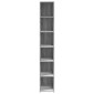 vidaXL Ντουλάπι Γκρι Sonoma 30x41x185 εκ. από Επεξεργασμένο Ξύλο