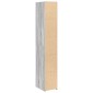 vidaXL Ντουλάπι Γκρι Sonoma 30x41x185 εκ. από Επεξεργασμένο Ξύλο
