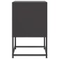 vidaXL Κομοδίνο Μαύρο 36 x 39 x 60,5 εκ. Ατσάλινο