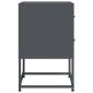 vidaXL Κομοδίνο Ανθρακί 36 x 39 x 60,5 εκ. Ατσάλινο