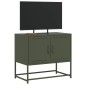 vidaXL Έπιπλο Τηλεόρασης Πράσινο Λαδί 68,5x39x60,5 εκ. από Ατσάλι