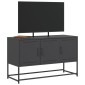 vidaXL Έπιπλο Τηλεόρασης Μαύρο 100,5x39x60,5 εκ. Ατσάλινο