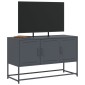 vidaXL Έπιπλο Τηλεόρασης Ανθρακί 100,5x39x60,5 εκ. από Ατσάλι
