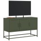 vidaXL Έπιπλο Τηλεόρασης Πράσινο Λαδί 100,5x39x60,5 εκ. από Ατσάλι