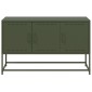 vidaXL Έπιπλο Τηλεόρασης Πράσινο Λαδί 100,5x39x60,5 εκ. από Ατσάλι