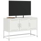 vidaXL Έπιπλο Τηλεόρασης Λευκό 100,5x39x60,5 εκ. από Ατσάλι