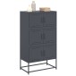 vidaXL Ντουλάπι Ανθρακί 68,5x38,5x123,5 εκ. από Ατσάλι