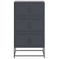 vidaXL Ντουλάπι Ανθρακί 68,5x38,5x123,5 εκ. από Ατσάλι
