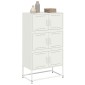vidaXL Ντουλάπι Λευκό 68,5x38,5x123,5 εκ. από Ατσάλι