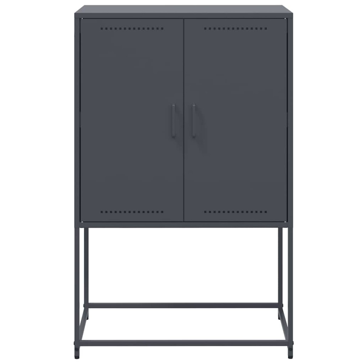 vidaXL Ντουλάπι Ανθρακί 68,5x38,5x107 εκ. από Ατσάλι