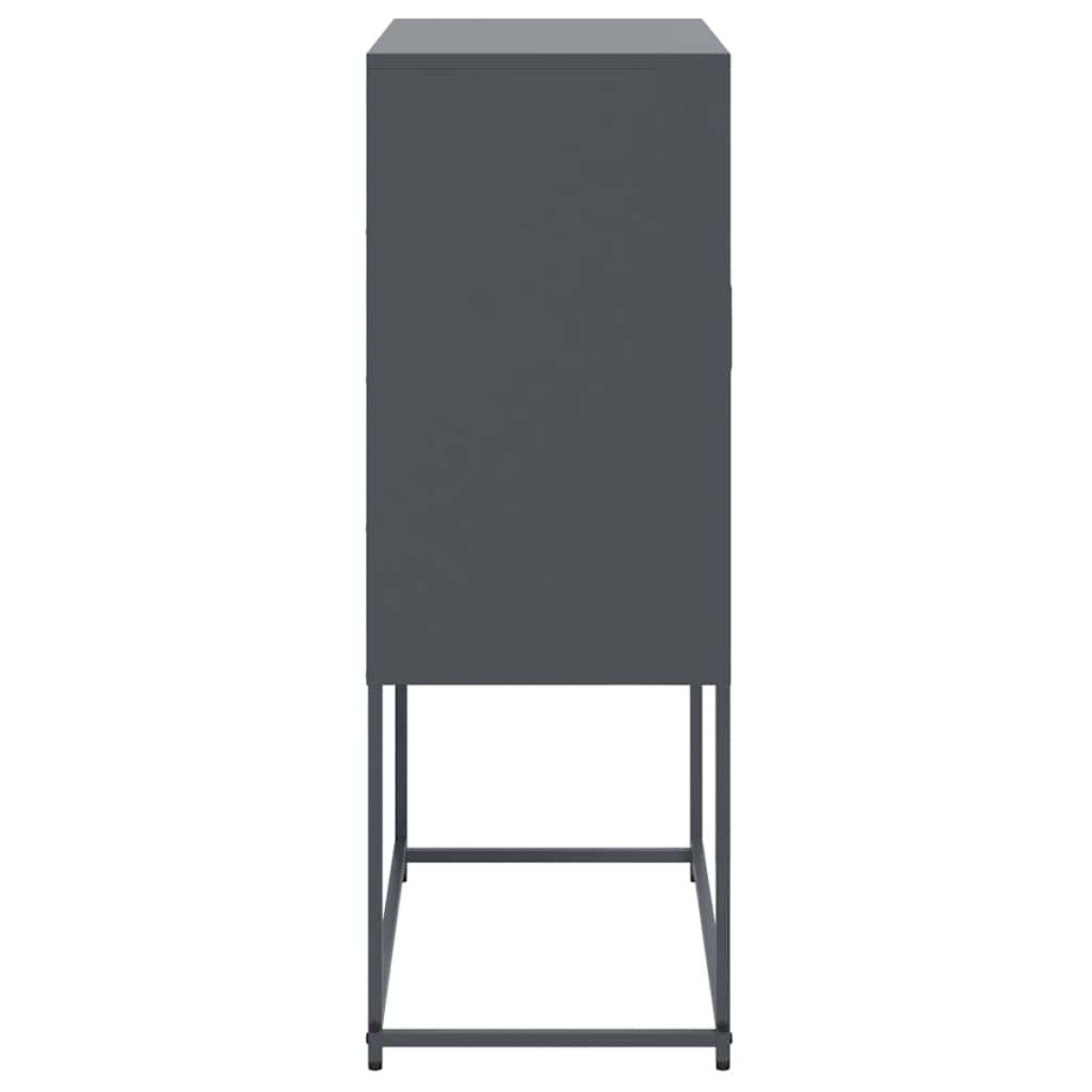 vidaXL Ντουλάπι Ανθρακί 68,5x38,5x107 εκ. από Ατσάλι